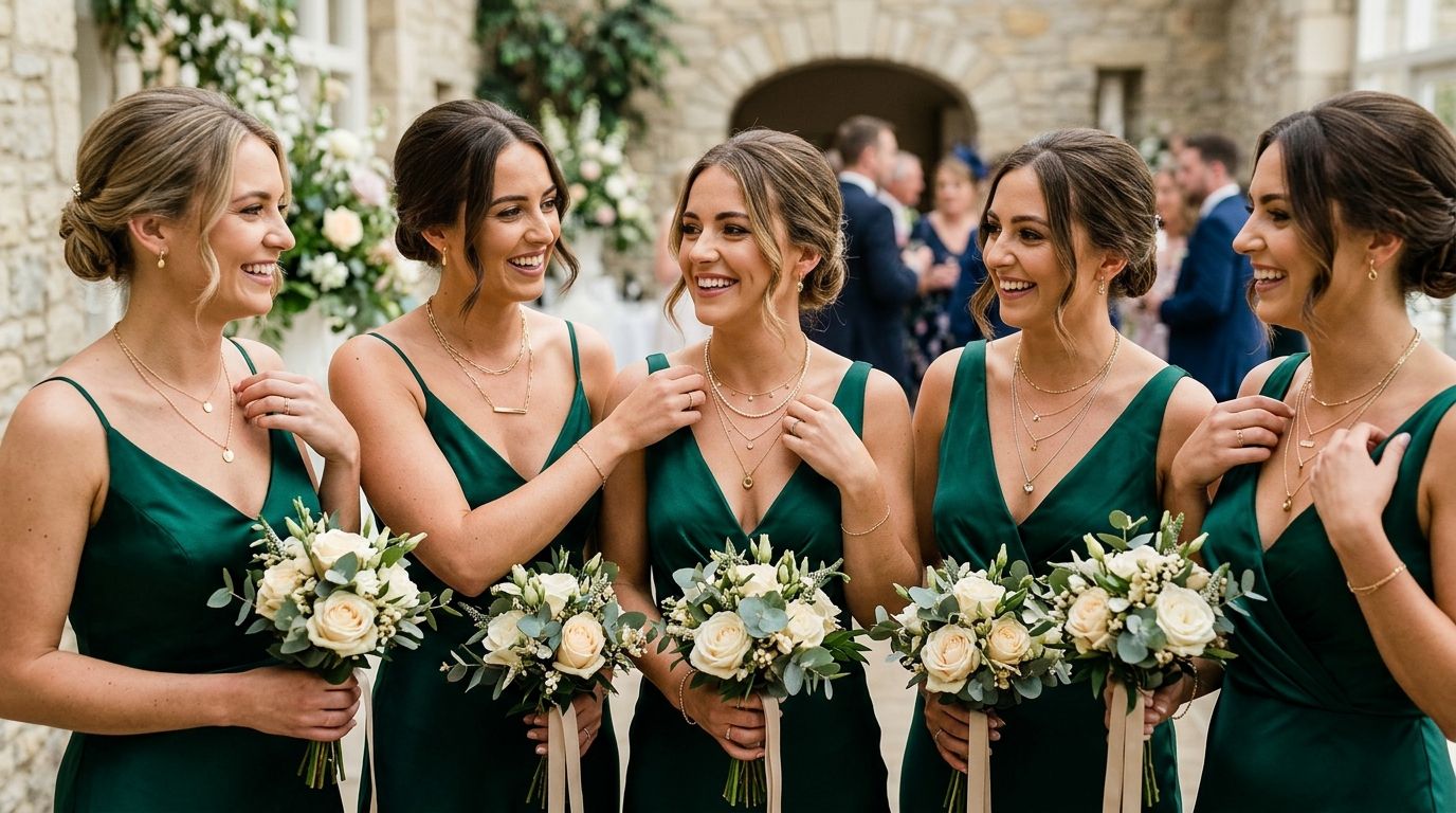 Layering necklaces for bridesmaids: complete 2026 guide