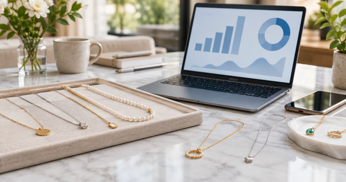Search demand benchmarks by necklace style 2026