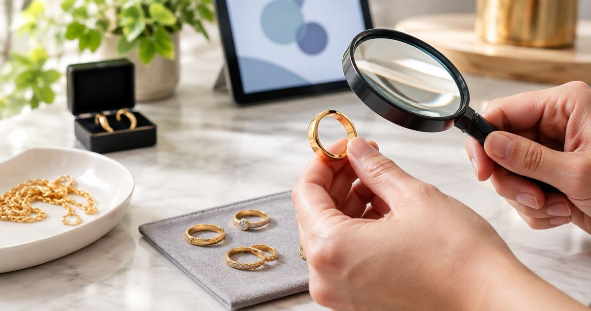How to tell real gold from gold-filled jewelry
