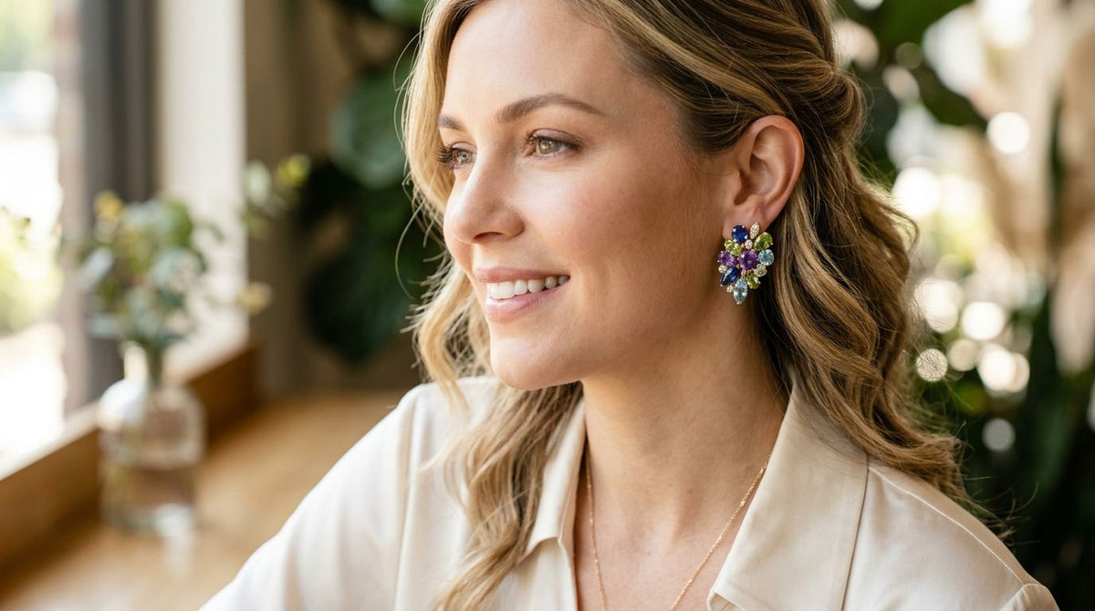 Best gemstone cluster earrings in 2026