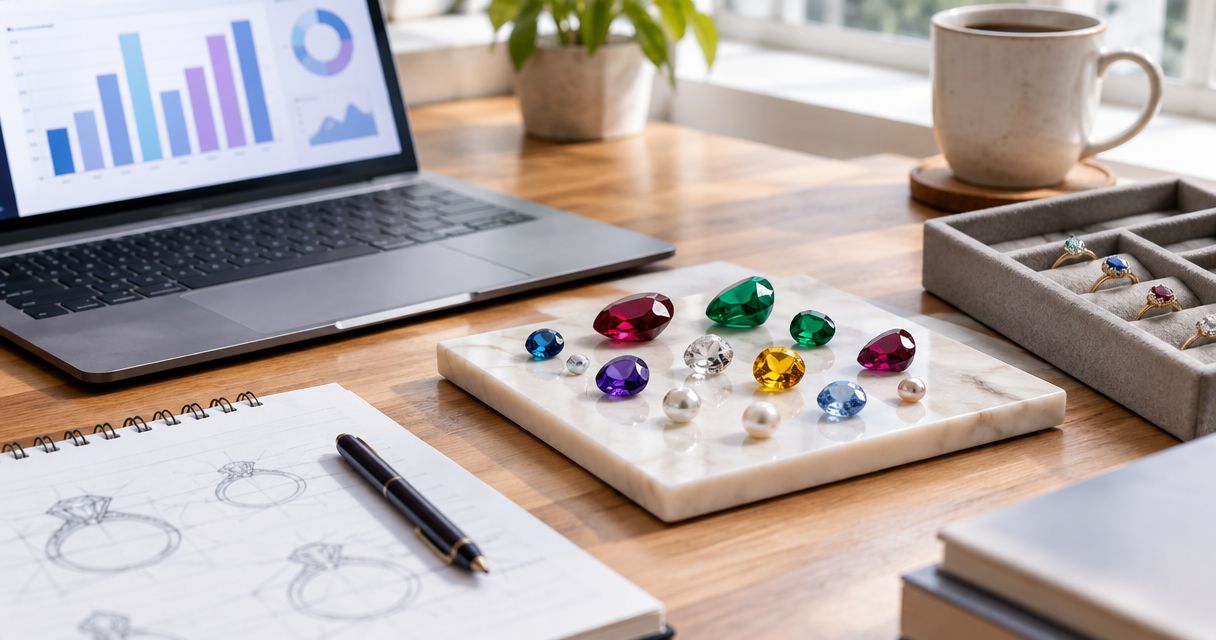 Jewelry keyword CPC benchmarks by gemstone type 2026