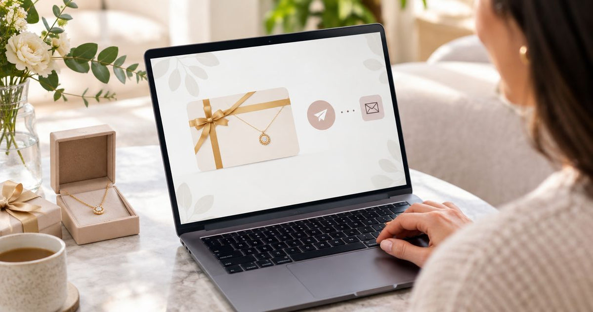 Automatically send a Parken Jewelry e-gift card at checkout