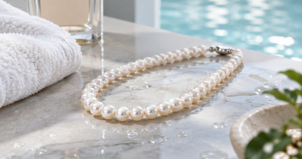 Can pearl necklaces get wet?