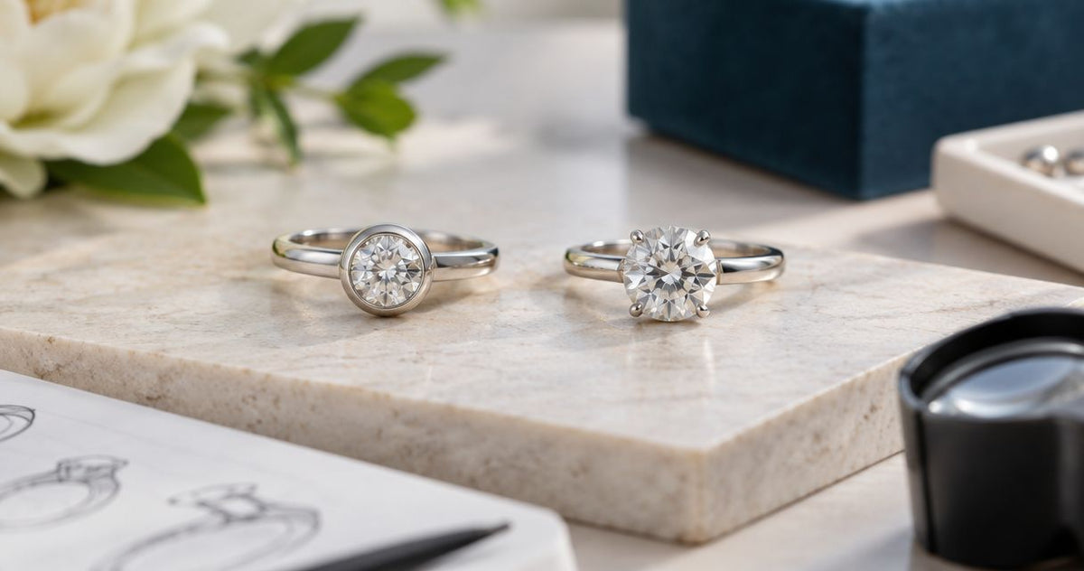 Is a bezel setting more durable than a prong setting?