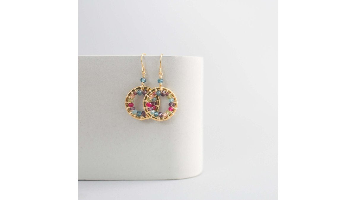 Buy Minimalist Gemstone Earrings Online: 10 Styles