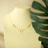 Champagne Quartz Solara Necklace