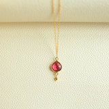 Pink Tourmaline Ballet Pendant