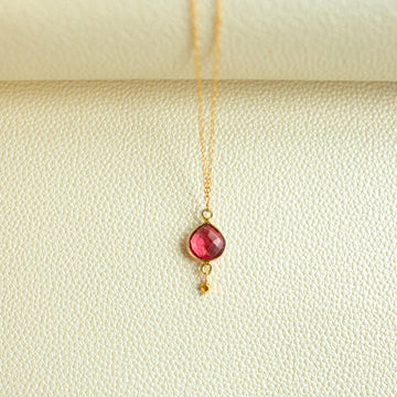 Pink Tourmaline Ballet Pendant