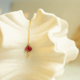 Pink Tourmaline Ballet Pendant