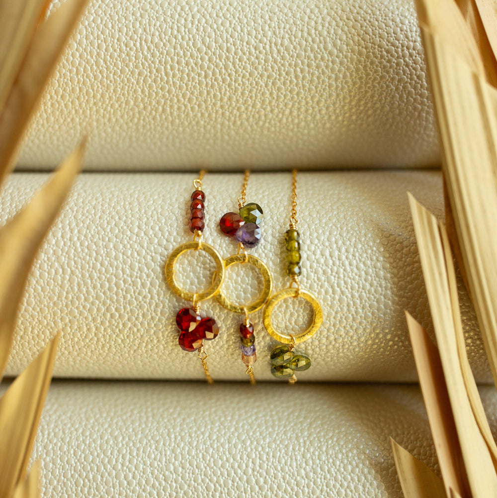 Garnet Solara Bracelet