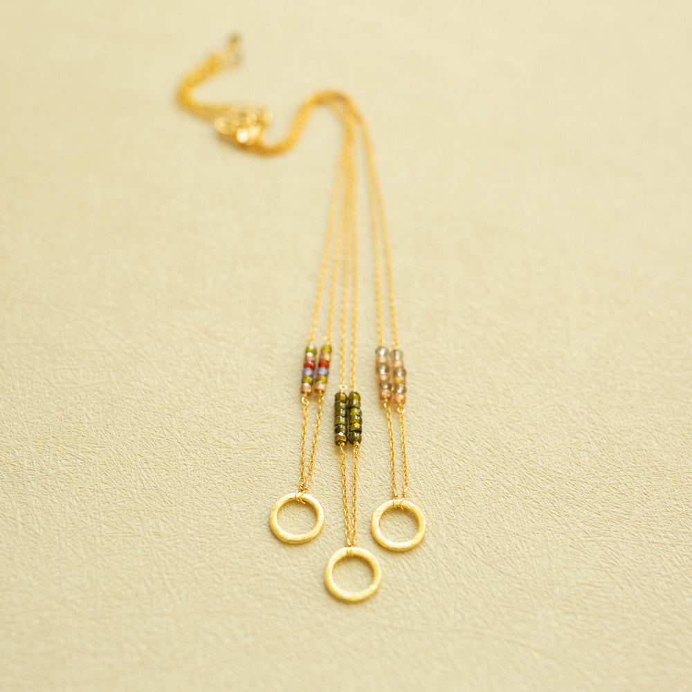 Champagne Quartz Solara Necklace