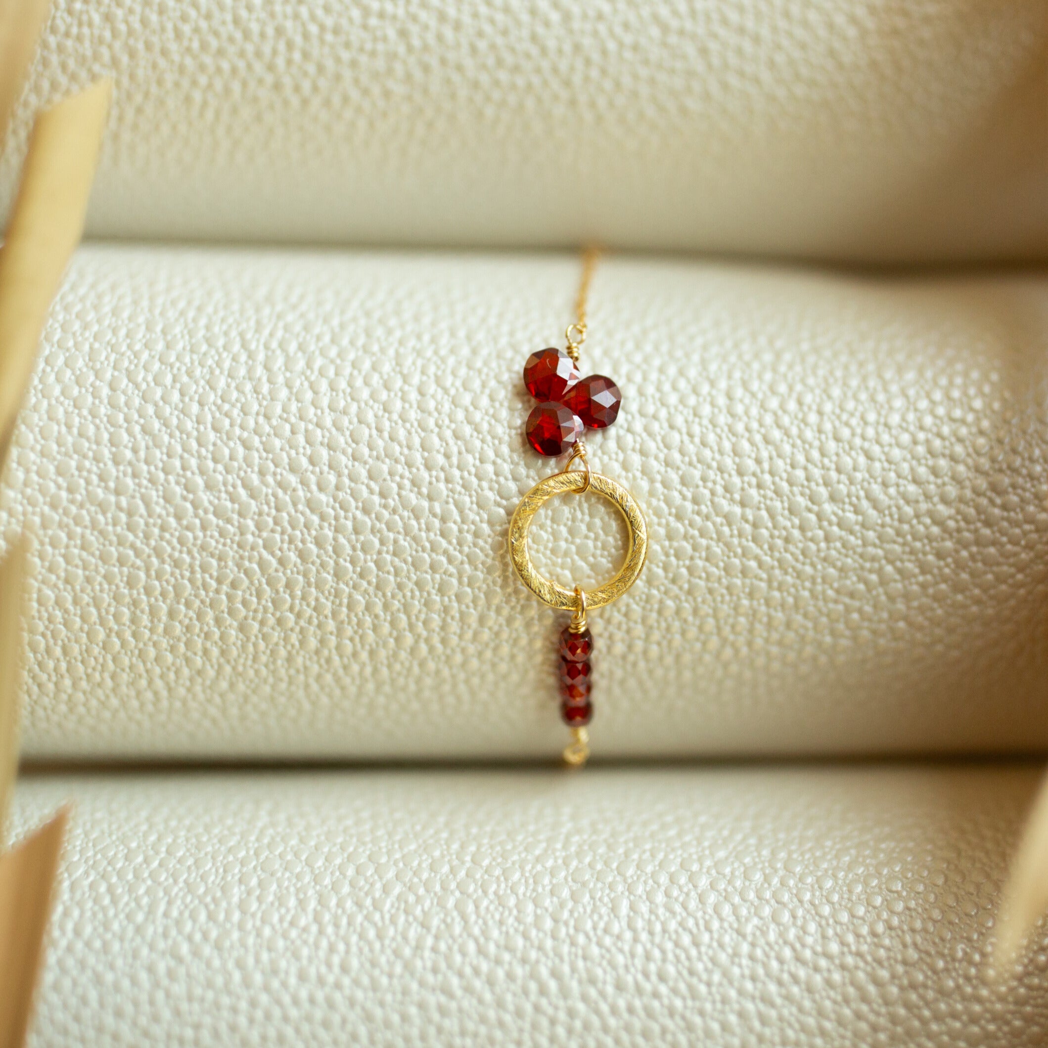 Garnet Solara Bracelet