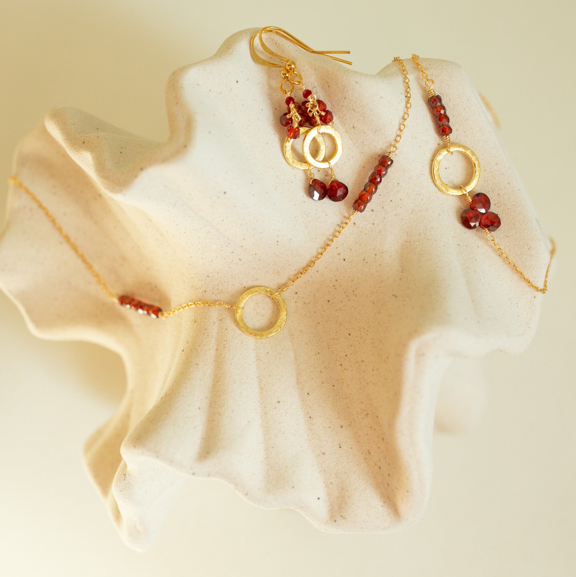 Garnet Solara Bracelet