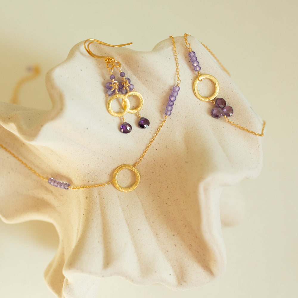 Amethyst Solara Necklace