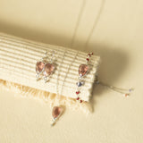 Rhodolite Garnet Silver Isla Bracelet