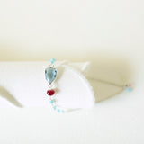 London Blue Quartz Gold Isla Bracelet