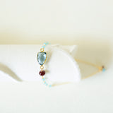 London Blue Quartz Silver Isla Bracelet