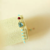 London Blue Quartz Gold Isla Bracelet