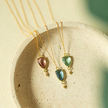 London Blue Silver Isla Necklace