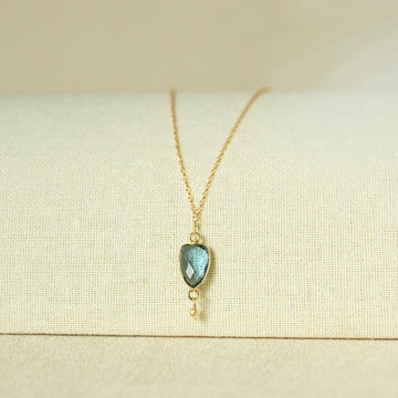London Blue Gold Isla Necklace