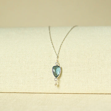 London Blue Gold Isla Necklace