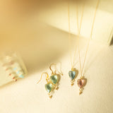 Gold London Blue Isla Necklace