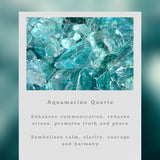 Aquamarine Quartz Ballet Necklace