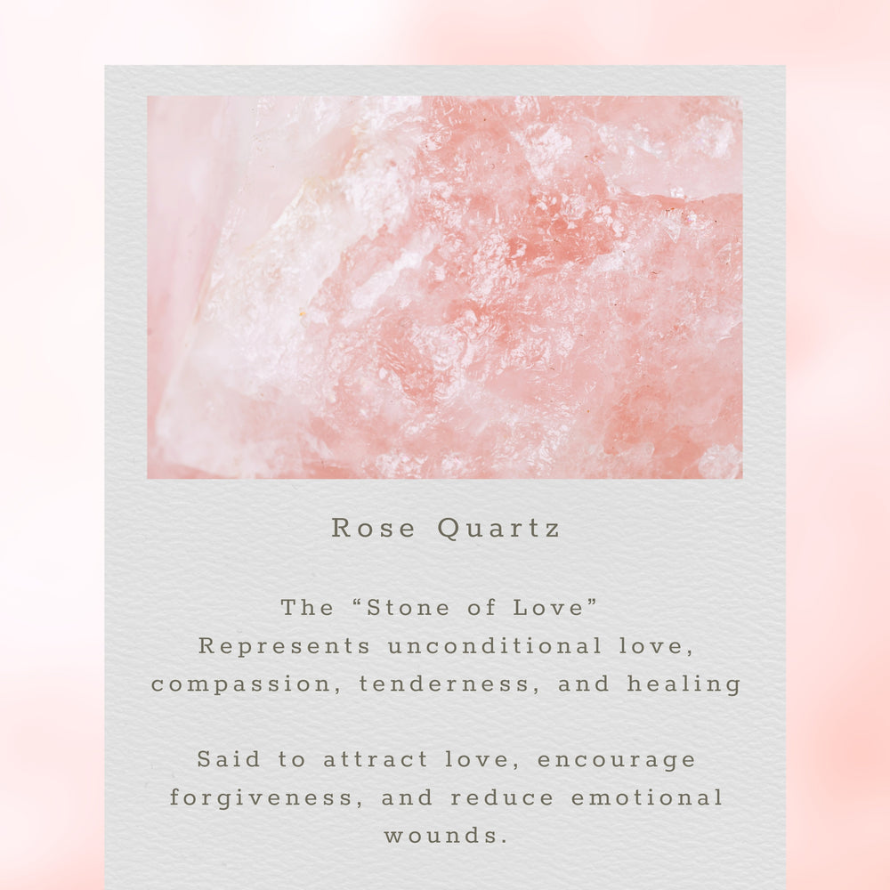 Rose Quartz Mini Halo Earrings