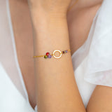 Pink Tourmaline Solara Bracelet