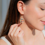 Rainbow Halo Mini Earrings