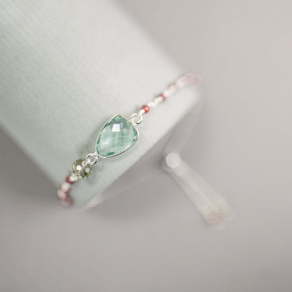 London Blue Quartz Silver Isla Bracelet
