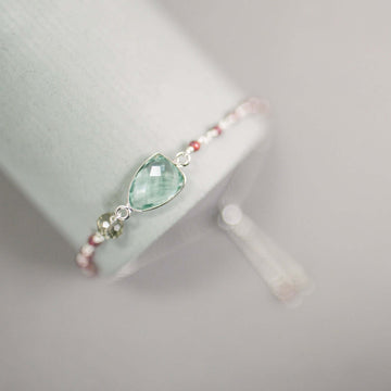 London Blue Quartz Silver Isla Bracelet