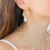 Pearl Fringe Earrings