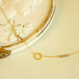 Champagne Quartz Solara Necklace