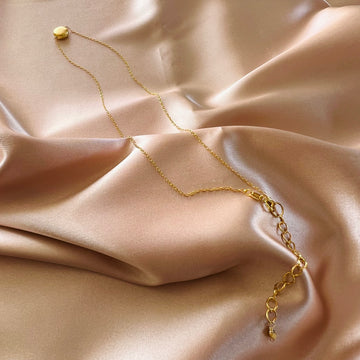Minimalist 14k Gold Disc Pendant, Handcrafted for Adaptable Necklace Layering