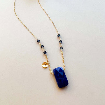 Unique Lapis Lazuli Pendant: Handpicked for Deep Blue Perfection