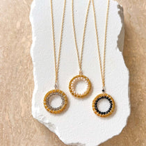 Elegant Modern Circle Necklaces