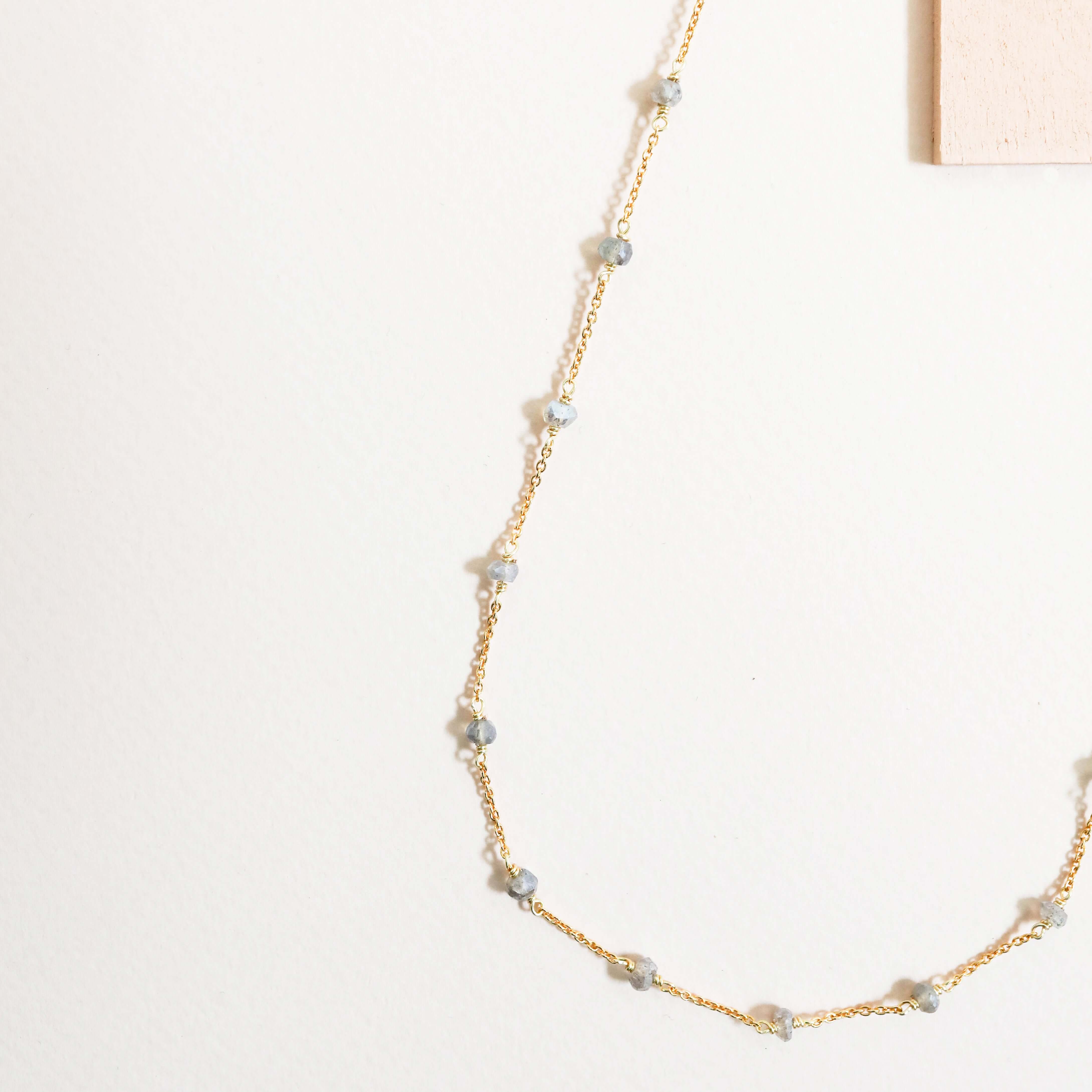 Ballet Chain - Gold Labradorite Layering Chain – PARKEN JEWELRY